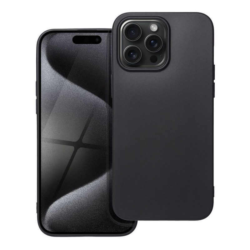 Apple iPhone 15 Pro Max Hülle Soft Schwarz