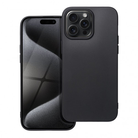Apple iPhone 15 Pro Max Hülle Soft Schwarz