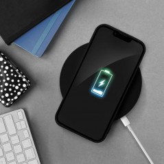 Apple iPhone 15 Plus Hülle Silicone Elegant  Schwarz