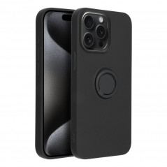 Apple iPhone 15 Pro Max Hülle Silicone ring Schwarz