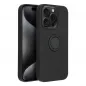 Apple iPhone 15 Pro Hülle Silicone ring Schwarz