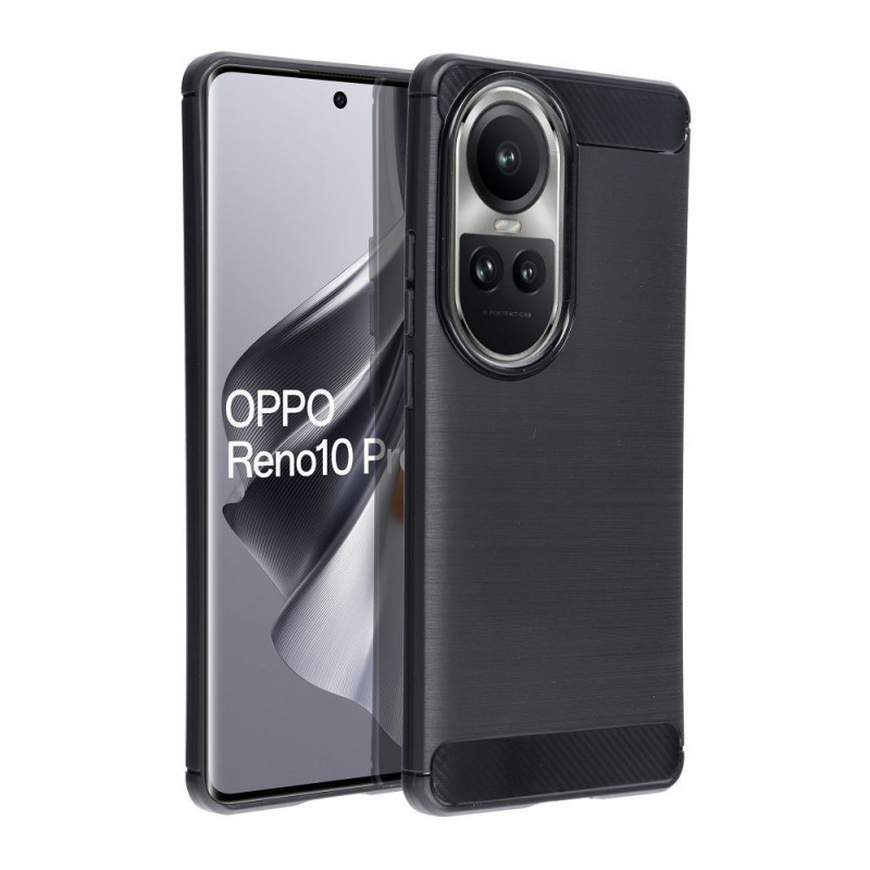 Oppo Reno10 Pro 5G Hülle Carbon Elegant  Schwarz