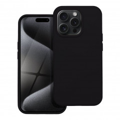 Apple iPhone 15 Pro Hülle Silicone Elegant  Schwarz