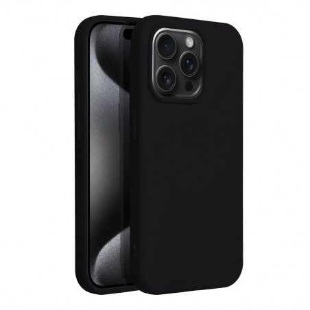 Apple iPhone 15 Pro Hülle Silicone Elegant  Schwarz