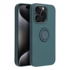 Apple iPhone 15 Pro Hülle Silicone ring Grün