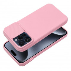 Apple iPhone 15 Pro Max Hülle Slide Hell-Pink