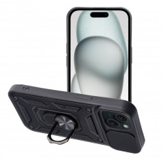 Apple iPhone 15 Hülle Armor Schwarz