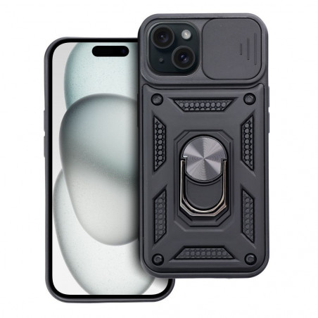 Apple iPhone 15 Hülle Armor Schwarz