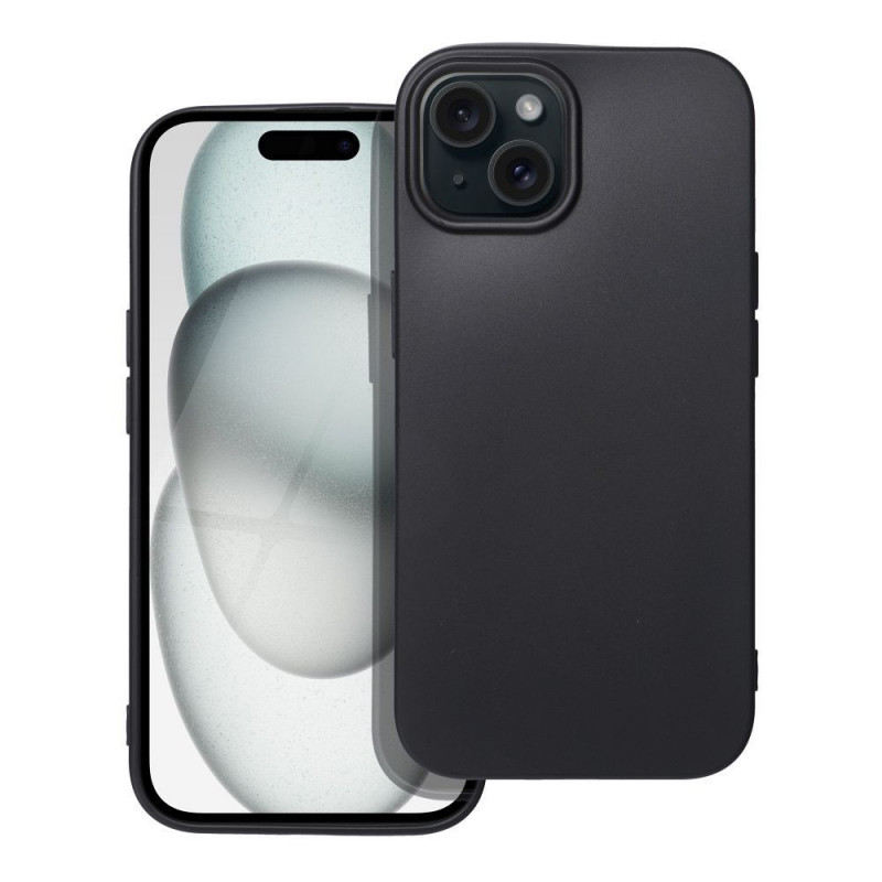 Apple iPhone 15 Hülle Soft Schwarz