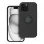 Apple iPhone 15 Hülle Silicone ring Schwarz