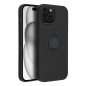 Apple iPhone 15 Hülle Silicone ring Schwarz