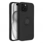Apple iPhone 15 Hülle Silicone ring Schwarz