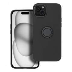 Apple iPhone 15 Plus Hülle Silicone ring Schwarz