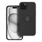 Apple iPhone 15 Plus Hülle Silicone ring Schwarz