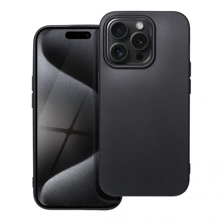 Apple iPhone 15 Pro Hülle Soft Schwarz