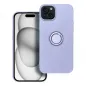 Apple iPhone 15 Plus Hülle Silicone ring Lila (Violet)