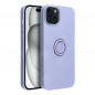 Apple iPhone 15 Plus Hülle Silicone ring Lila (Violet)