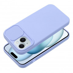 Apple iPhone 15 Hülle Slide Lavendel