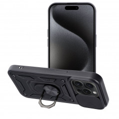 Apple iPhone 15 Pro Hülle Armor Schwarz