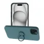 Apple iPhone 15 Plus Hülle Silicone ring Grün