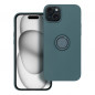 Apple iPhone 15 Plus Hülle Silicone ring Grün