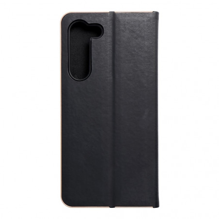 Samsung Galaxy S23 Plus 5G Book Handytaschen LUNA Book Gold Elegant  Schwarz