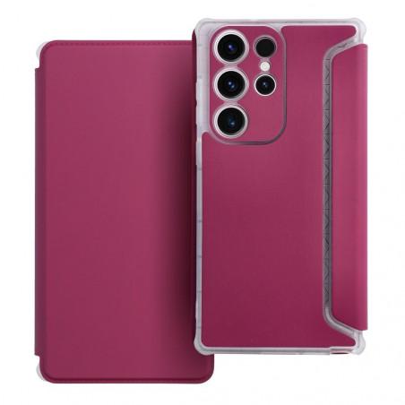 Samsung Galaxy S23 Ultra 5G Book Handytaschen Piano Book Magenta