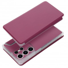 Samsung Galaxy S23 Ultra 5G Book Handytaschen Piano Book Magenta