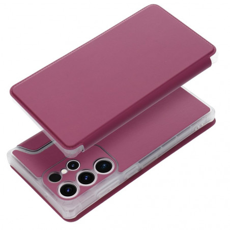 Samsung Galaxy S23 Ultra 5G Book Handytaschen Piano Book Magenta