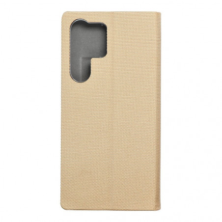 Samsung Galaxy S23 Ultra 5G Book Handytaschen Sensitive Book Gold