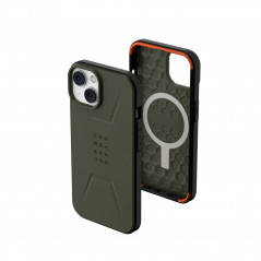 Apple iPhone 13 Hülle Urban Armor Gear Civilian Premium-Gehäuse  MagSAFE  Oliv
