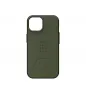 Apple iPhone 13 Hülle Urban Armor Gear Civilian Premium-Gehäuse  MagSAFE  Oliv