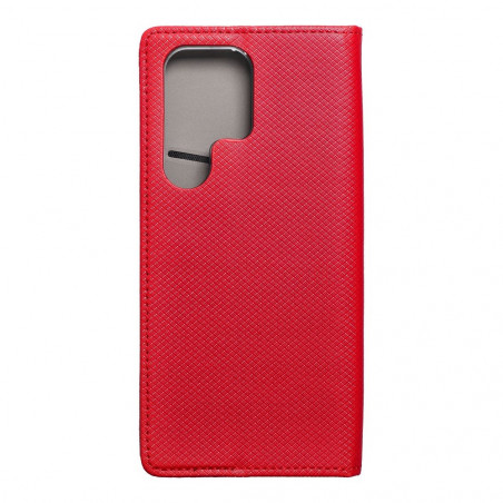 Samsung Galaxy S23 Ultra 5G Book Handytaschen Smart Case Book Rot