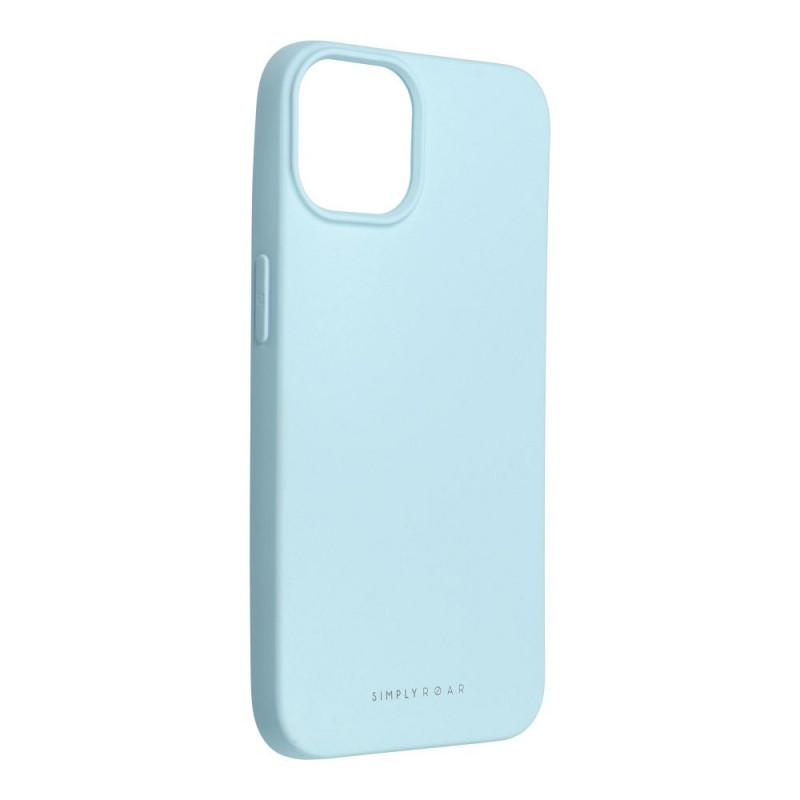 Apple iPhone 14 Hülle Roar Space Monochromatische, Elegant  Himmelblau