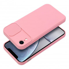 Apple iPhone XR Hülle Slide Hell-Pink