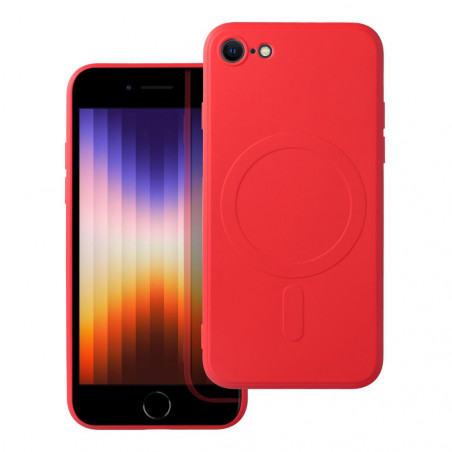 Apple iPhone 7 Hülle Silicone Mag Cover MagSAFE  Rot