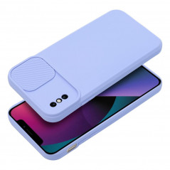 Apple iPhone XS Hülle Slide Lavendel