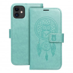 Apple iPhone 11 Book Handytaschen MEZZO Book Traumfänger  Grün