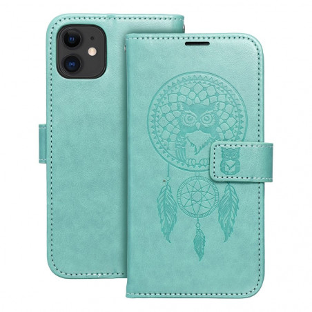 Apple iPhone 11 Book Handytaschen MEZZO Book Traumfänger  Grün