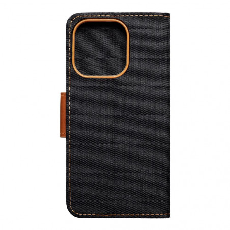Apple iPhone 14 Pro Book Handytaschen CANVAS Book Schwarz