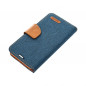 Apple iPhone 14 Pro Book Handytaschen CANVAS Book Navy blau