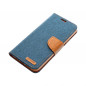 Apple iPhone 14 Pro Book Handytaschen CANVAS Book Navy blau