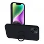 Apple iPhone 14 Hülle Silicone ring Schwarz