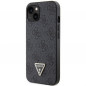 Apple iPhone 13 Hülle Guess Metal Logo Starss Crossbody Elegant  Schwarz
