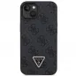 Apple iPhone 13 Hülle Guess Metal Logo Starss Crossbody Elegant  Schwarz