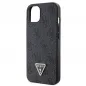 Apple iPhone 13 Hülle Guess Metal Logo Starss Crossbody Elegant  Schwarz