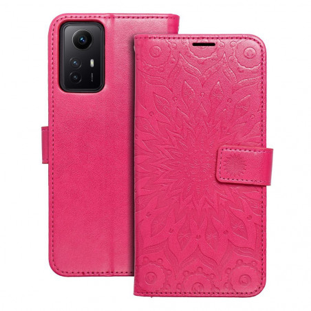 XIAOMI Redmi Note 12s Book Handytaschen MEZZO Book Mandala  Magenta