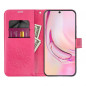 Apple iPhone 15 Book Handytaschen MEZZO Book Mandala  Magenta