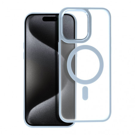 Apple iPhone 15 Pro Max Hülle Matte Mag Cove MagSAFE  Blau
