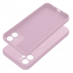 Apple iPhone 12 Hülle Silicone Mag Cover MagSAFE  Rosa